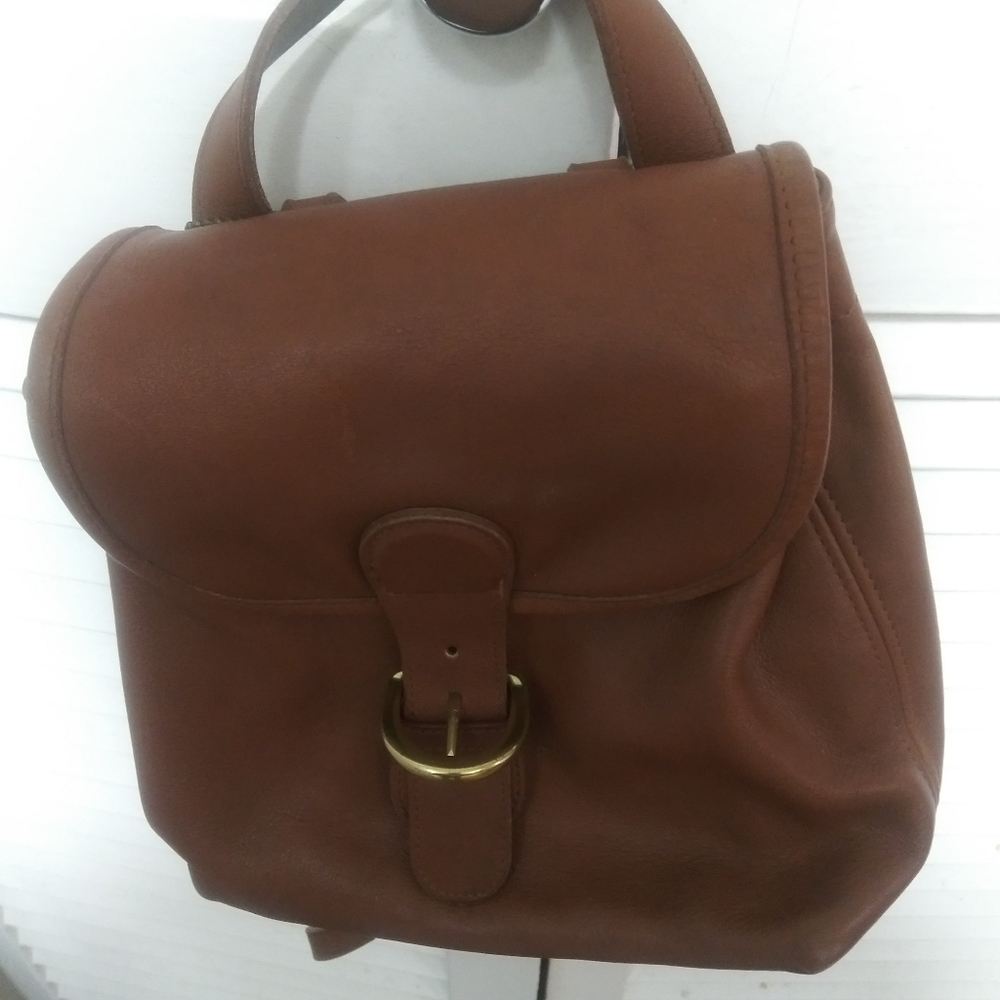 Coach vintage leather backpack
